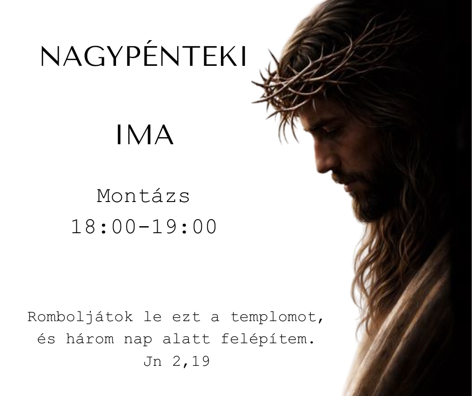 Nagypénteki ima és úrvacsora